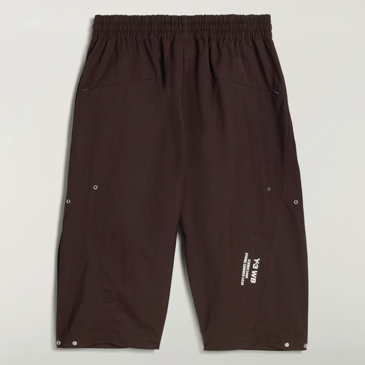 Adidas X Wales Bonner Y3 Ripstop Shorts Aurora Coffee/Chalk White