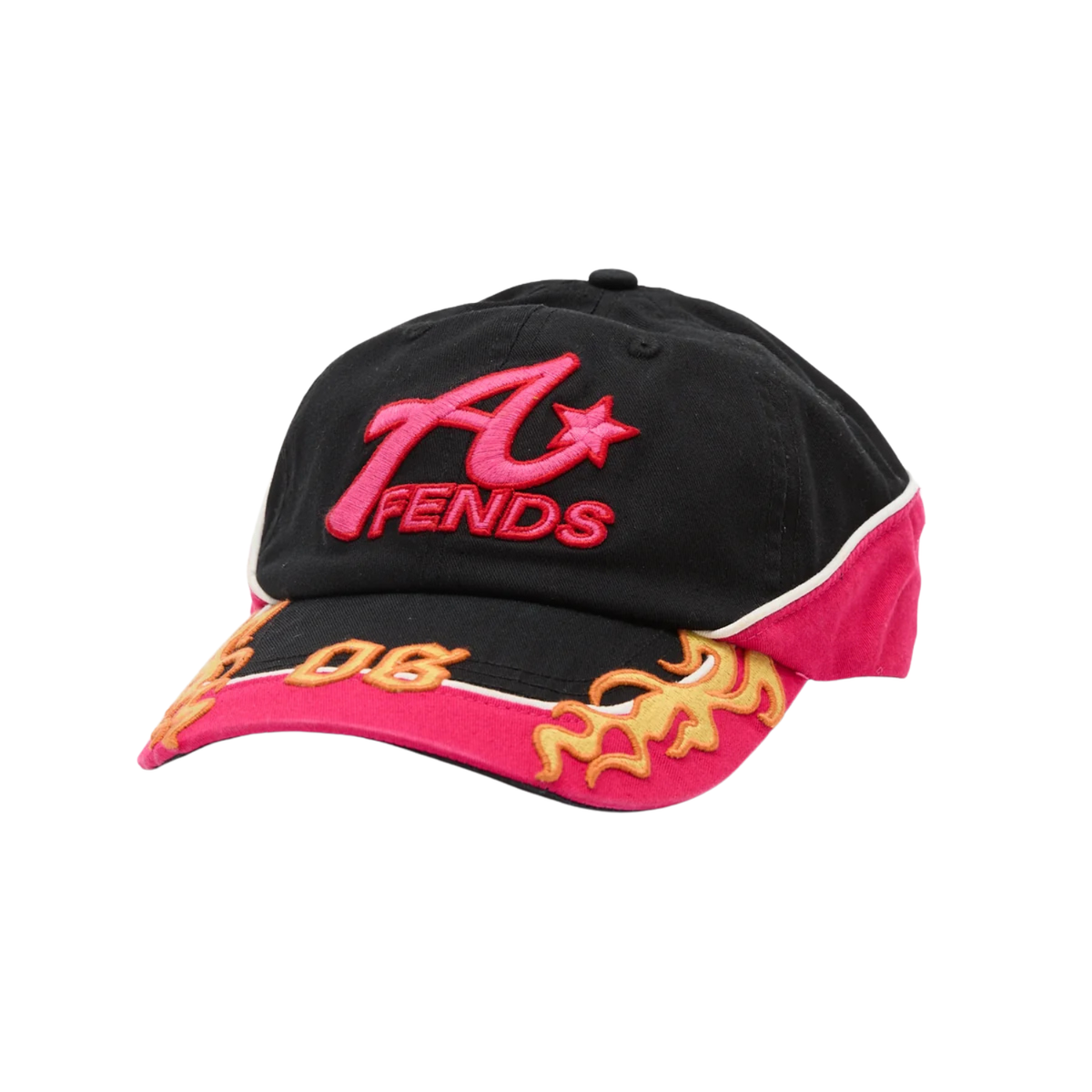 Afends Derby Panelled Cap Black