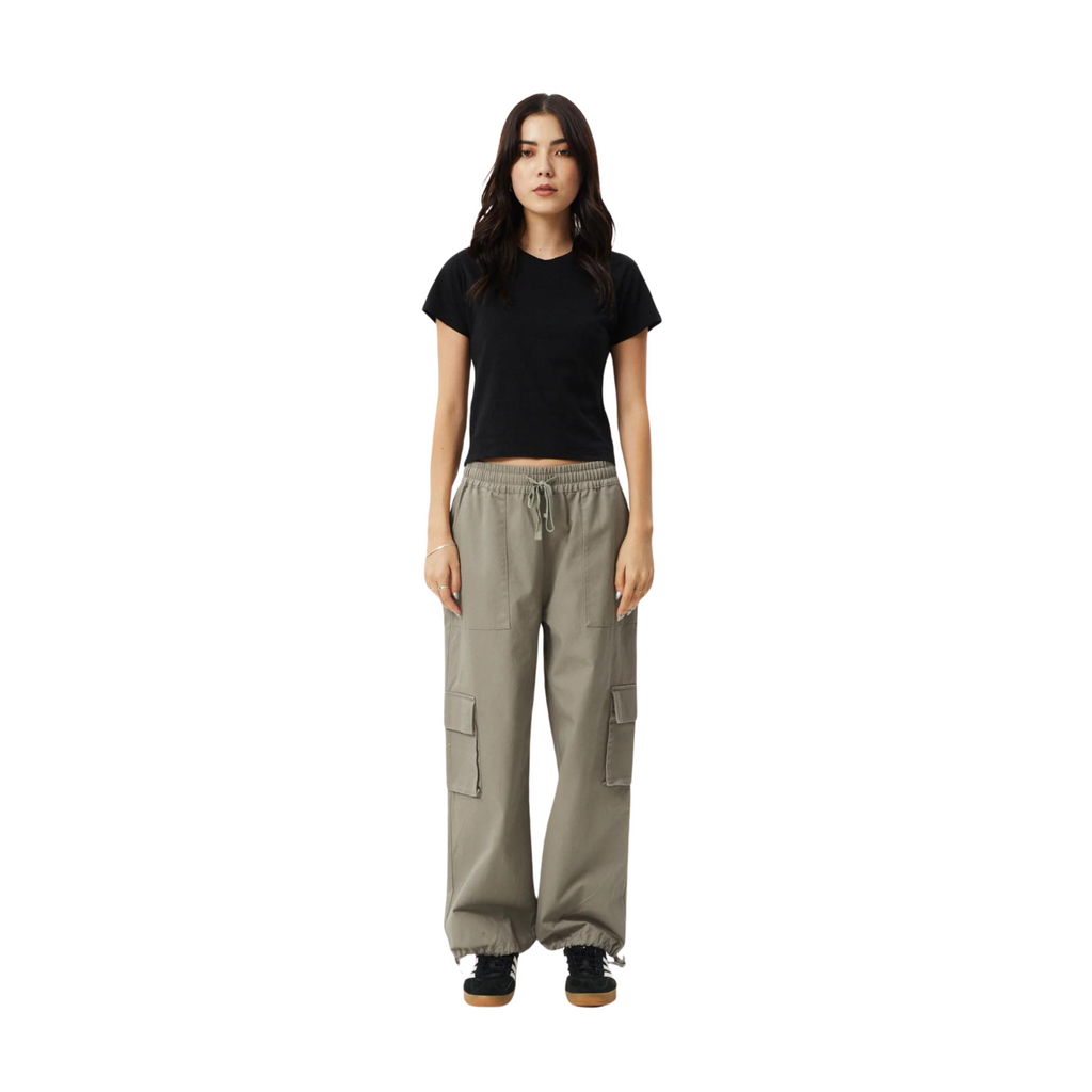 Afends Tasman Cargo Pant Grey Olive I Momentum - Momentum Clothing