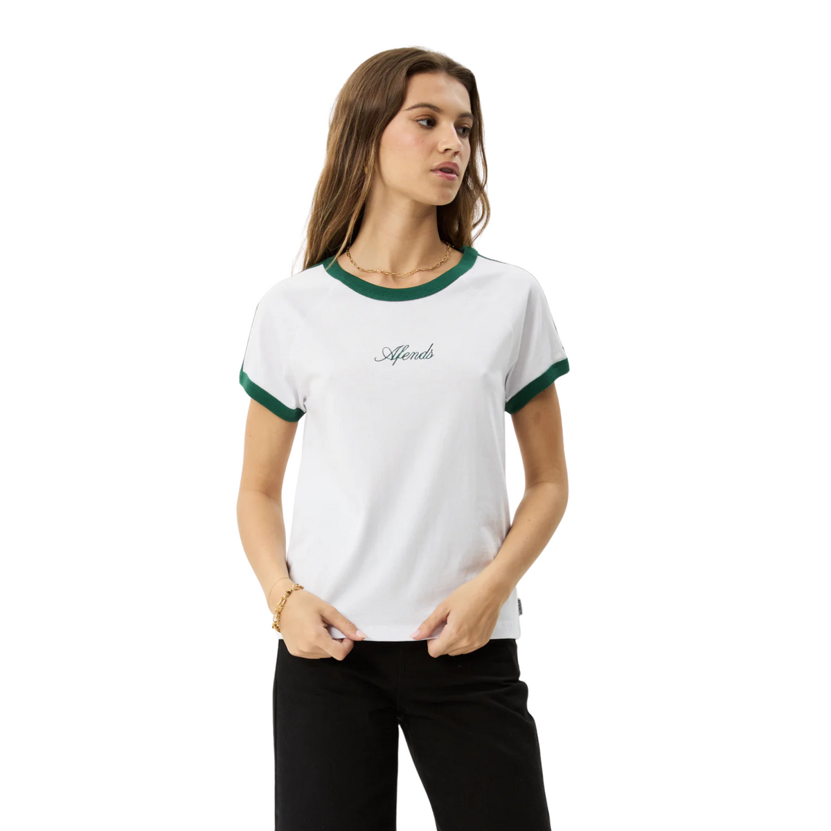Afends W Games Regular Tee White
