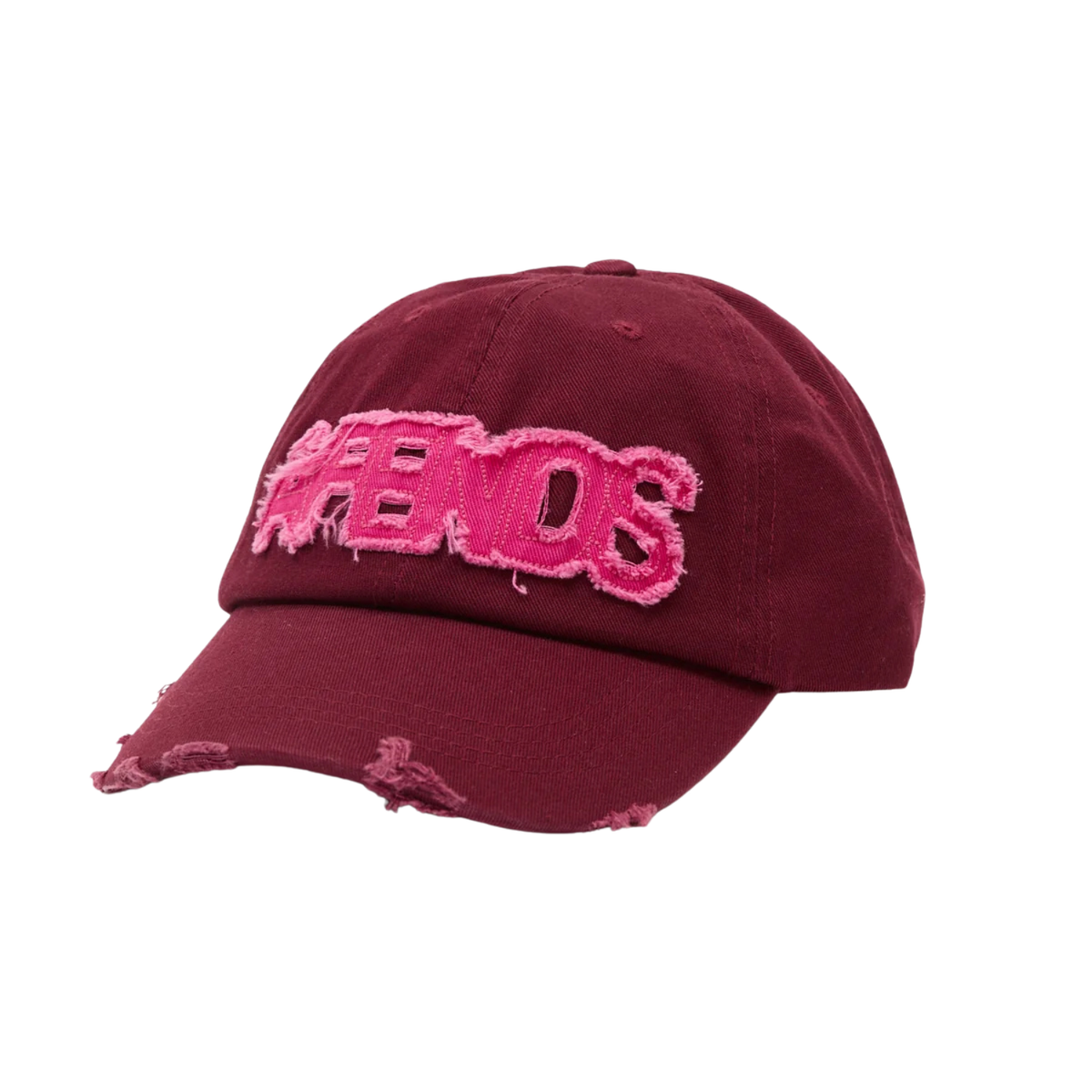 Afends Wonders Panelled Cap Burgundy