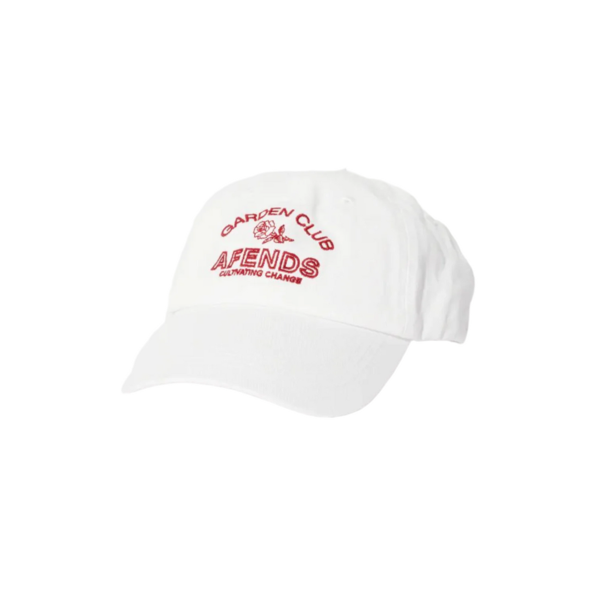 Afends Cultivate Panelled Cap - White