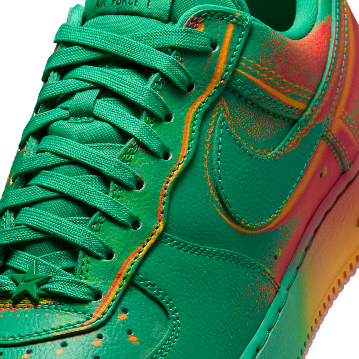 Air Force 1 Retro Low Stadium Green/Bright Crimson IB6834-300