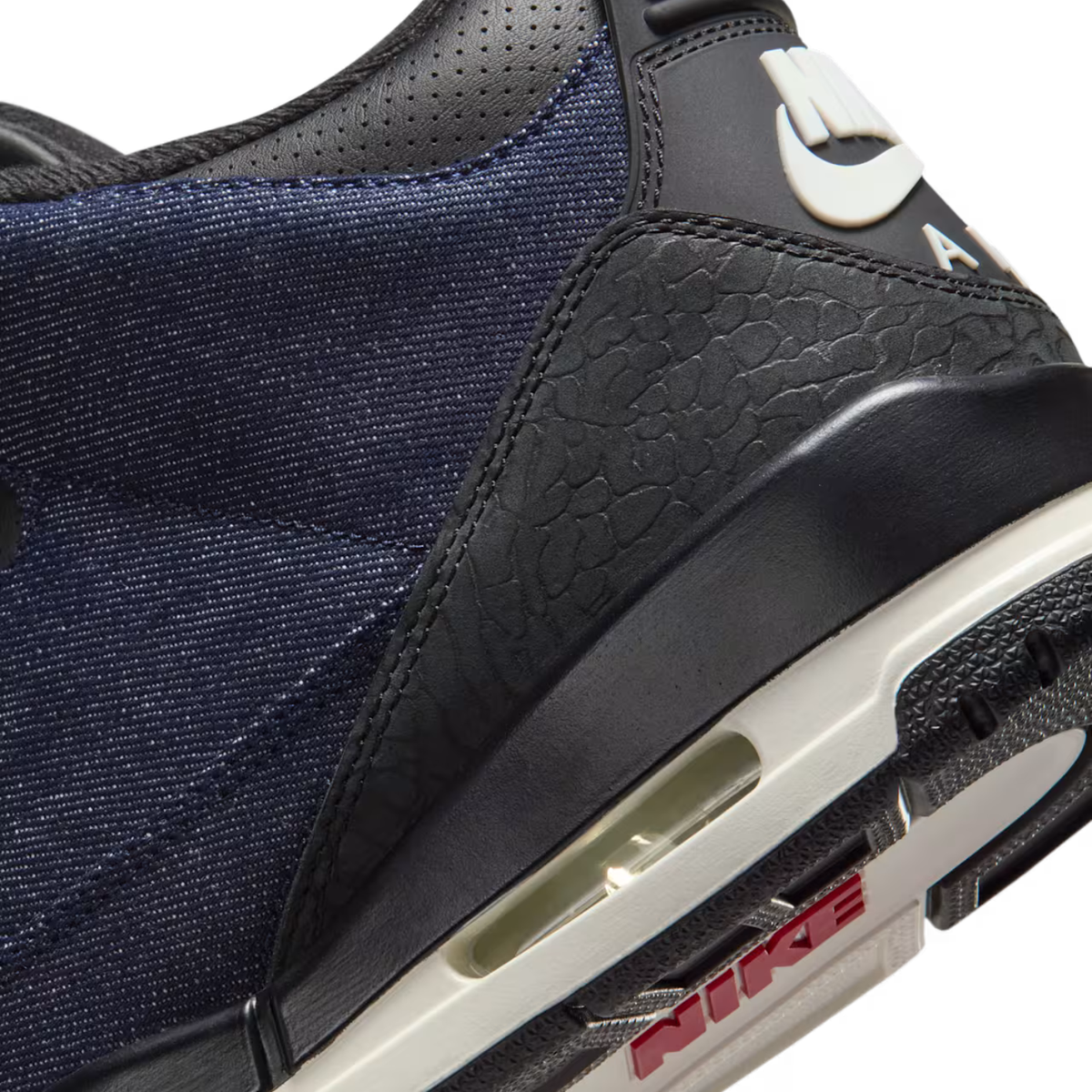 Air Jordan 3 X Levi's "Indigo and Gym Red"