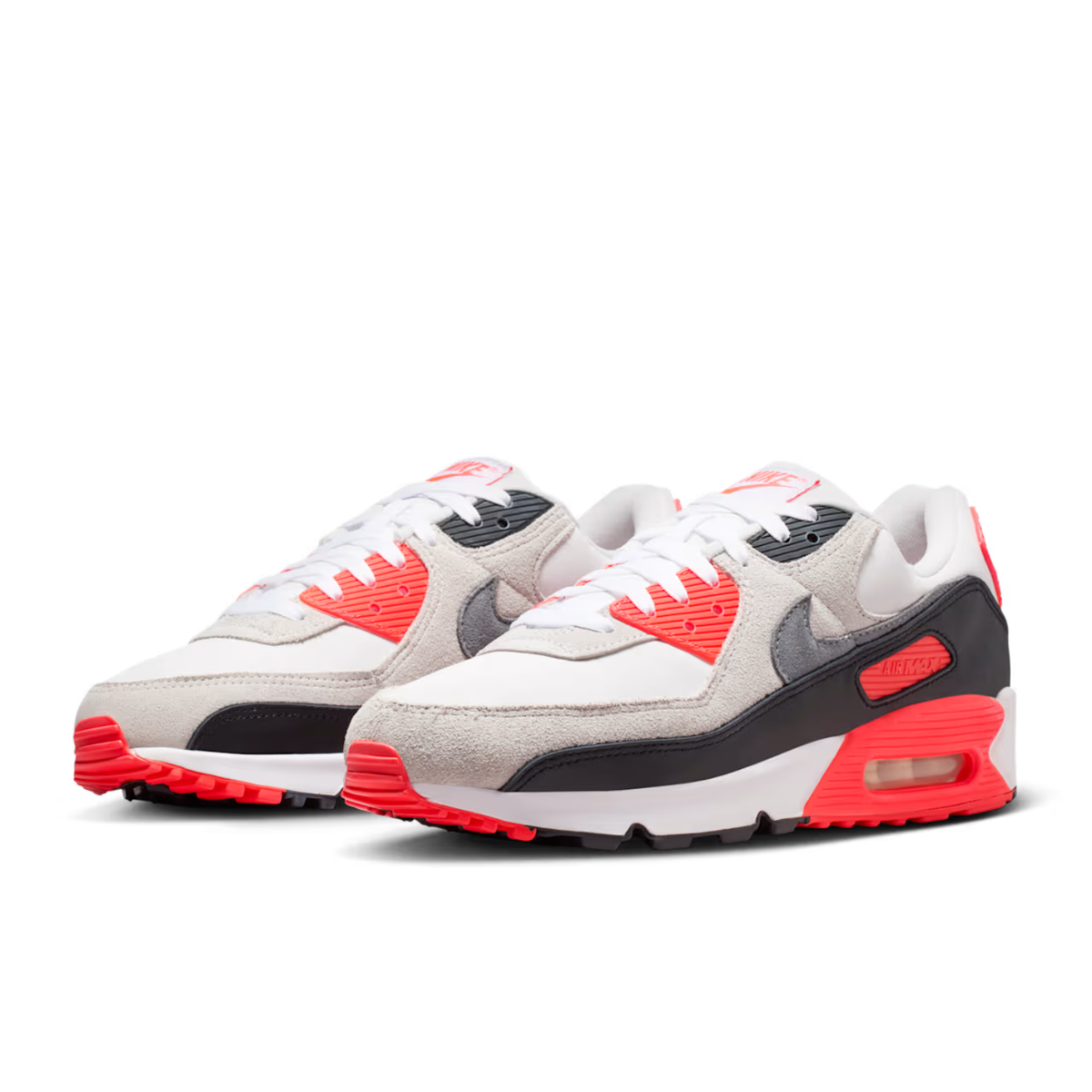 Air Max 90 White/Particle Grey/Lt Smoke Grey/Black IU1055-100