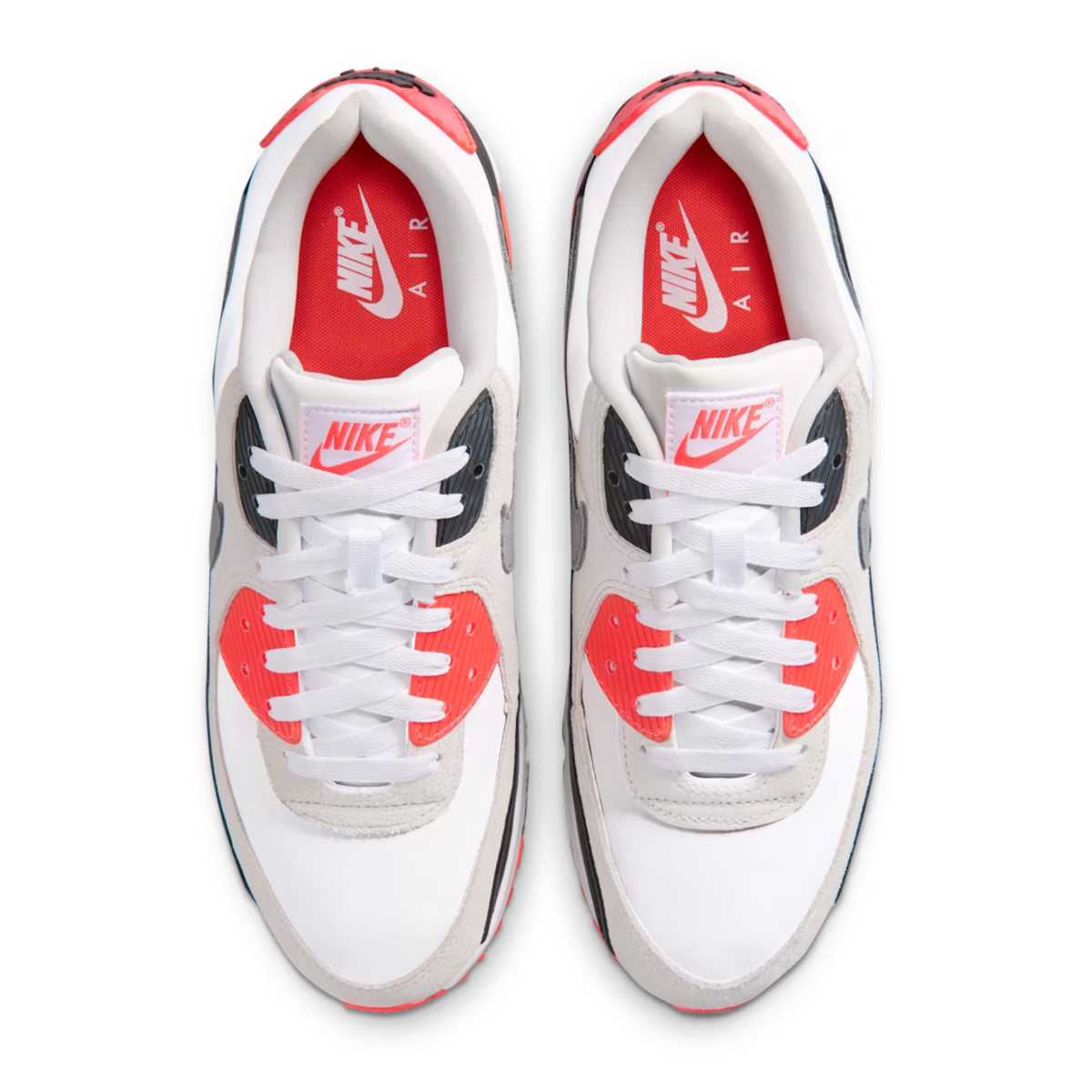 Air Max 90 White/Particle Grey/Lt Smoke Grey/Black IU1055-100