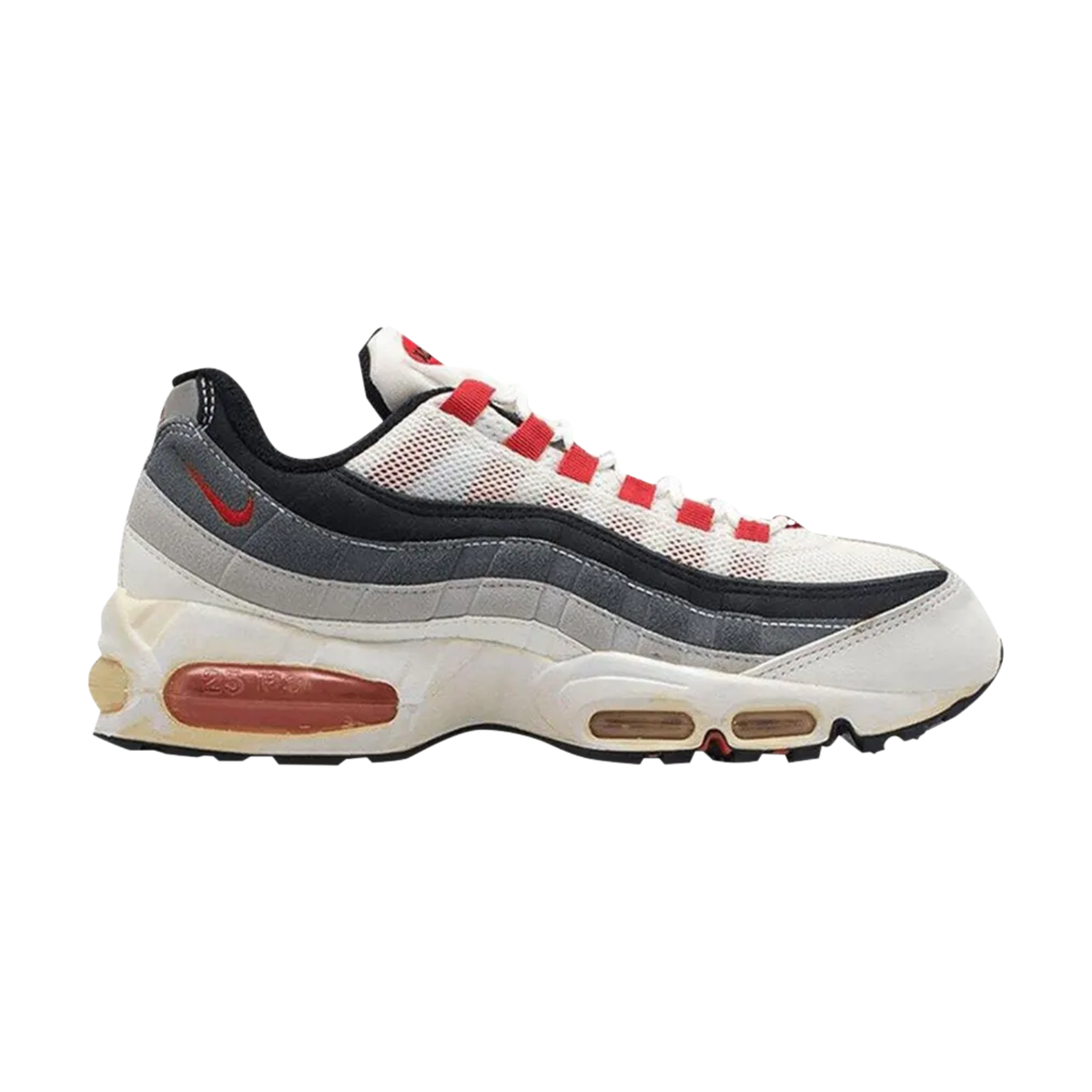 Air Max 95 Big Bubble Premium White/Comet Red/Neutral Grey