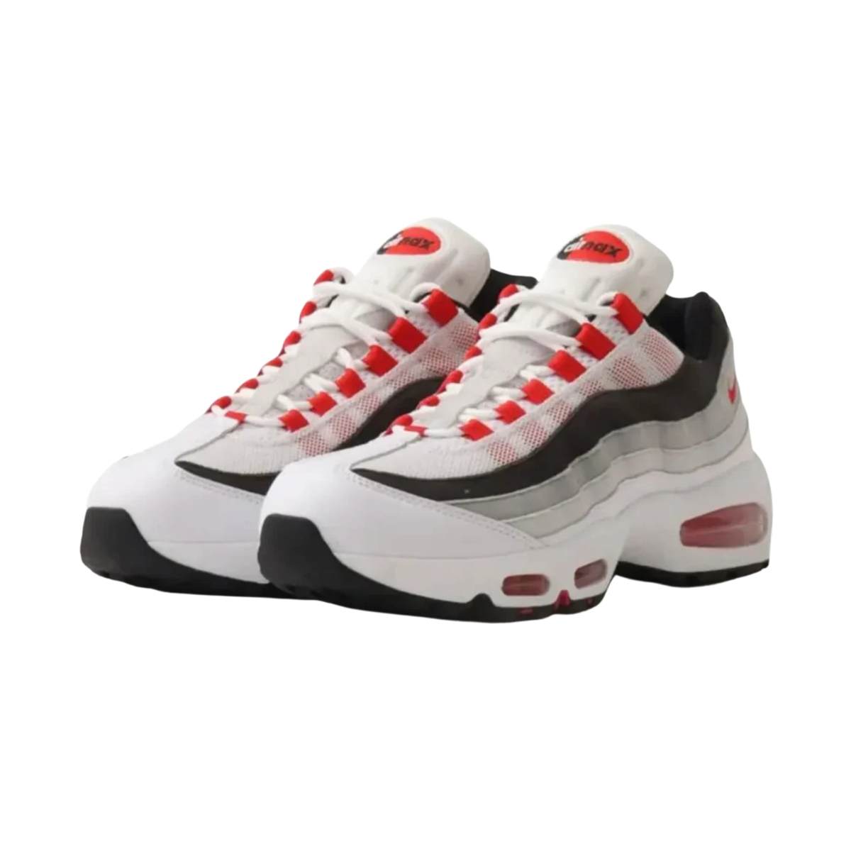 Air Max 95 Big Bubble Premium - White/Comet Red/Neutral Grey