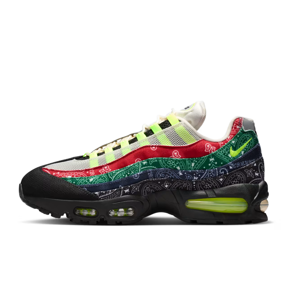 Air Max 95 Big Bubble Sail/Volt/University Red/Sport Green IQ0620-100