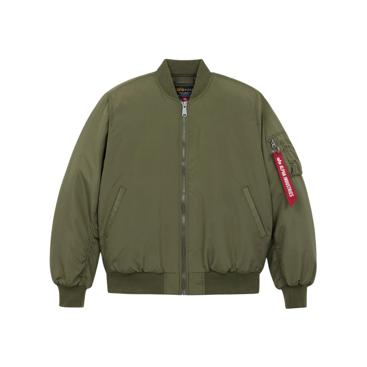 Alpha Industries MA-1 Oxford Flight Jacket OG-107 Green I Momentum Alpha Industries MA-1 Oxford Flight Jacket OG-107 Green I Momentum