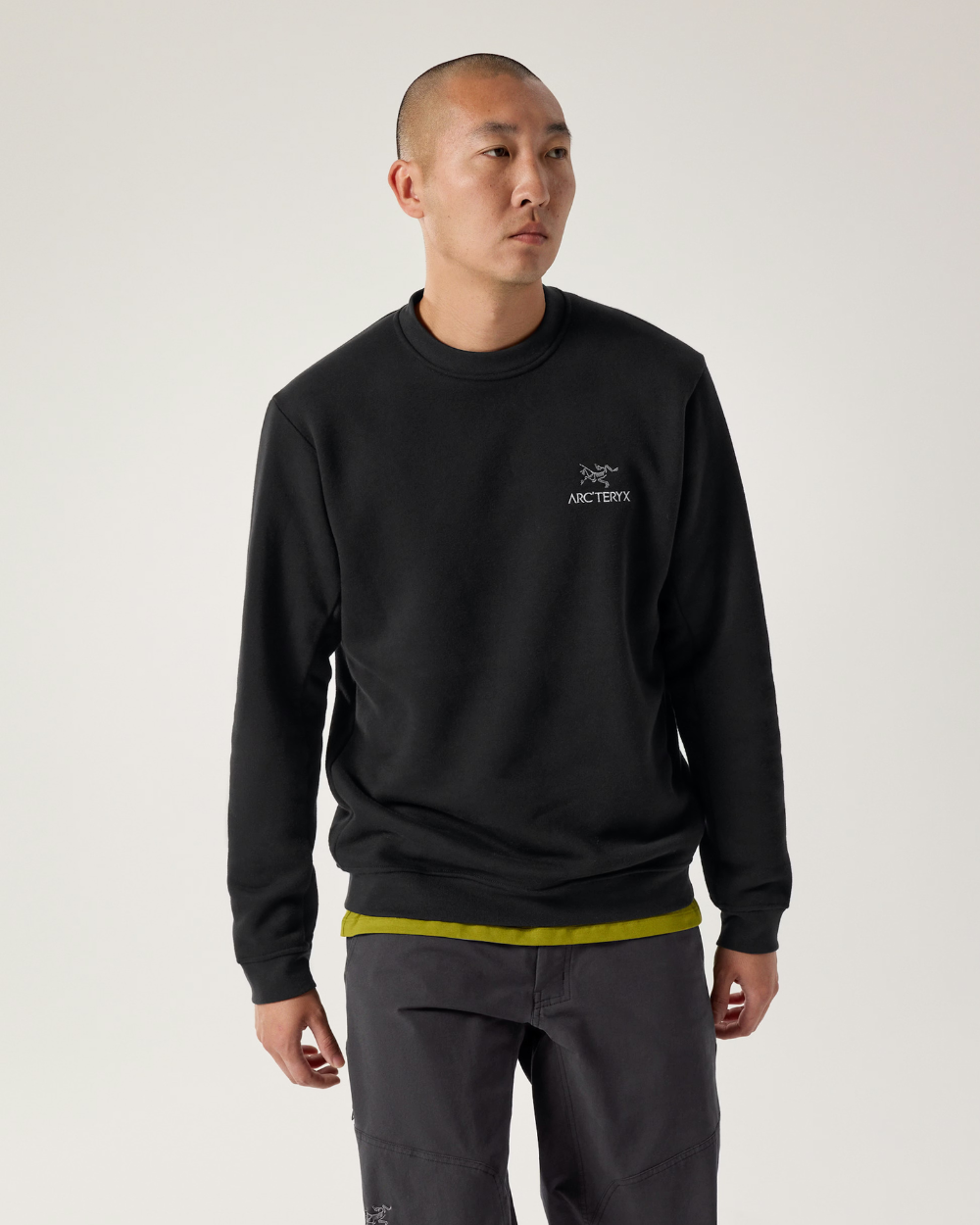 Arc'Teryx Emblem Fleece Crew Black