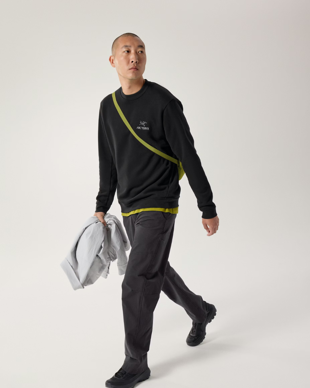 Arc'Teryx Emblem Fleece Crew Black
