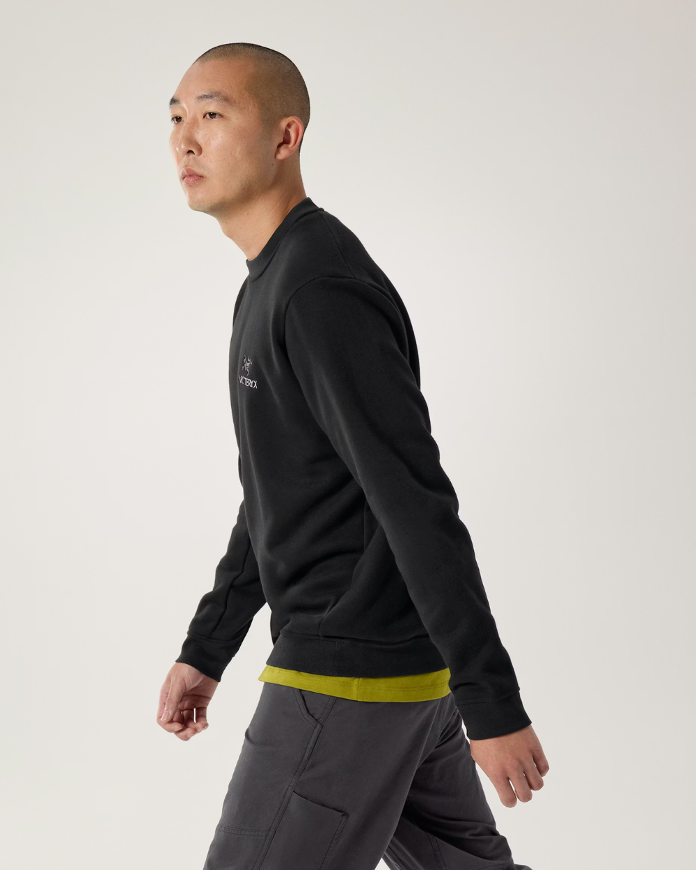Arc'Teryx Emblem Fleece Crew Black