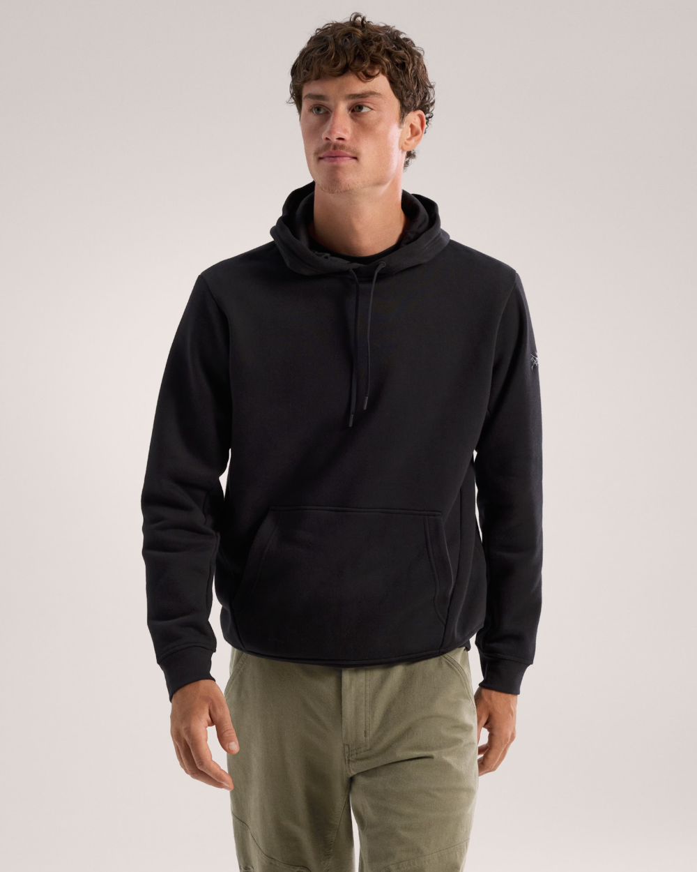 Arc'Teryx Emblem Fleece Hoody Black I Momentum - Momentum Clothing