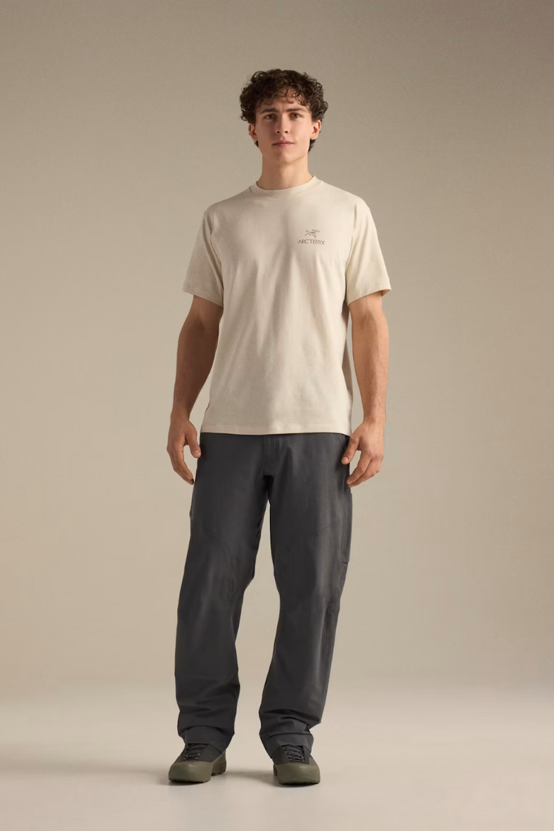 Arc'Teryx Kragg SL Cotton Bird Word SS - Sea Salt/Mongoose 