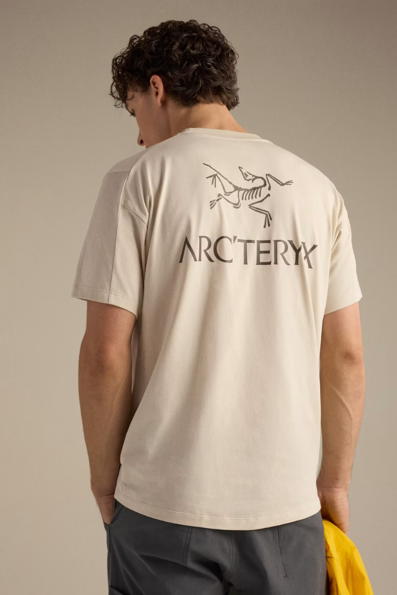 Arc'Teryx Kragg SL Cotton Bird Word SS - Sea Salt/Mongoose 