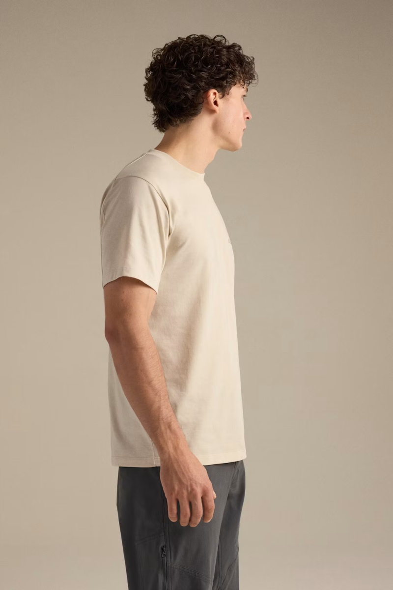 Arc'Teryx Kragg SL Cotton Bird Word SS - Sea Salt/Mongoose 