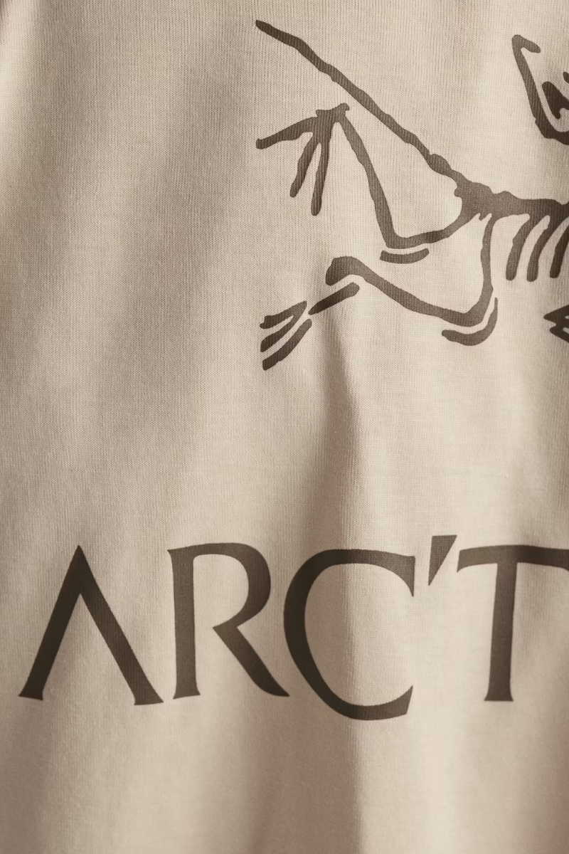 Arc'Teryx Kragg SL Cotton Bird Word SS - Sea Salt/Mongoose 