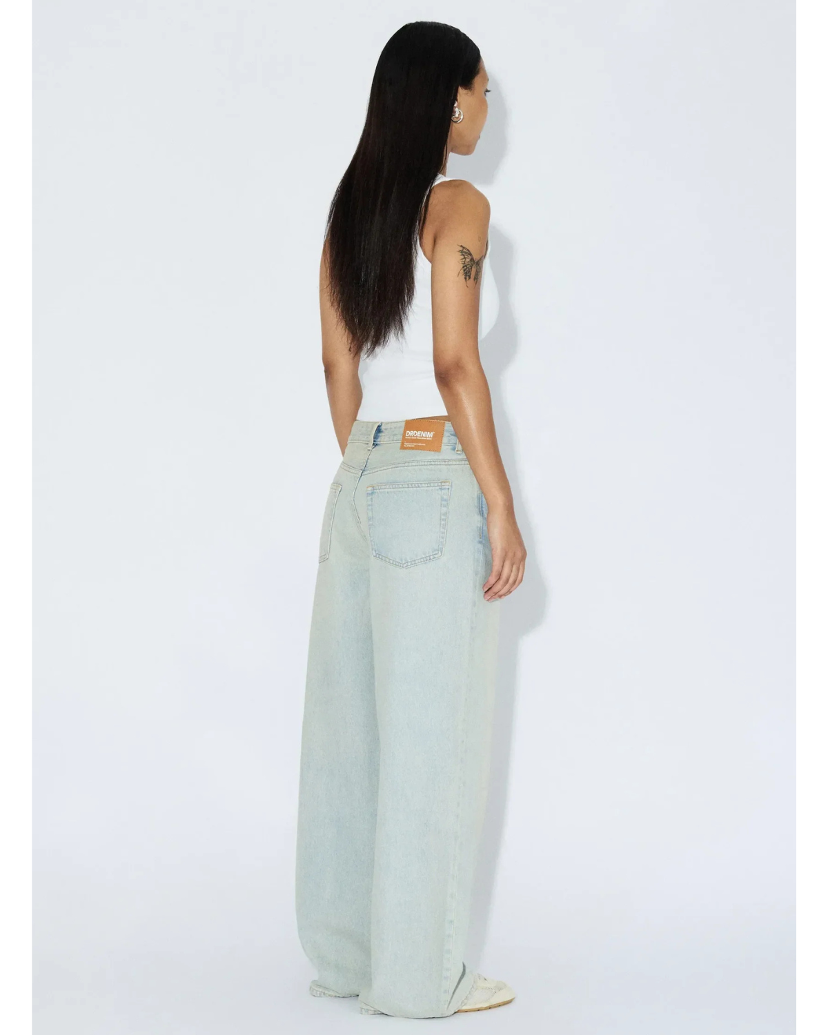 Dr. Denim Ary Low Baggy Stream Pale Vintage Worn