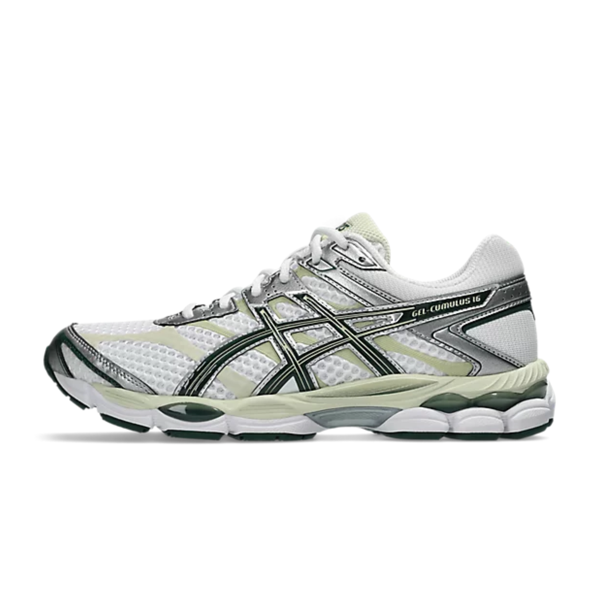 Asics Gel-Cumulus 16 White/Forest Night
