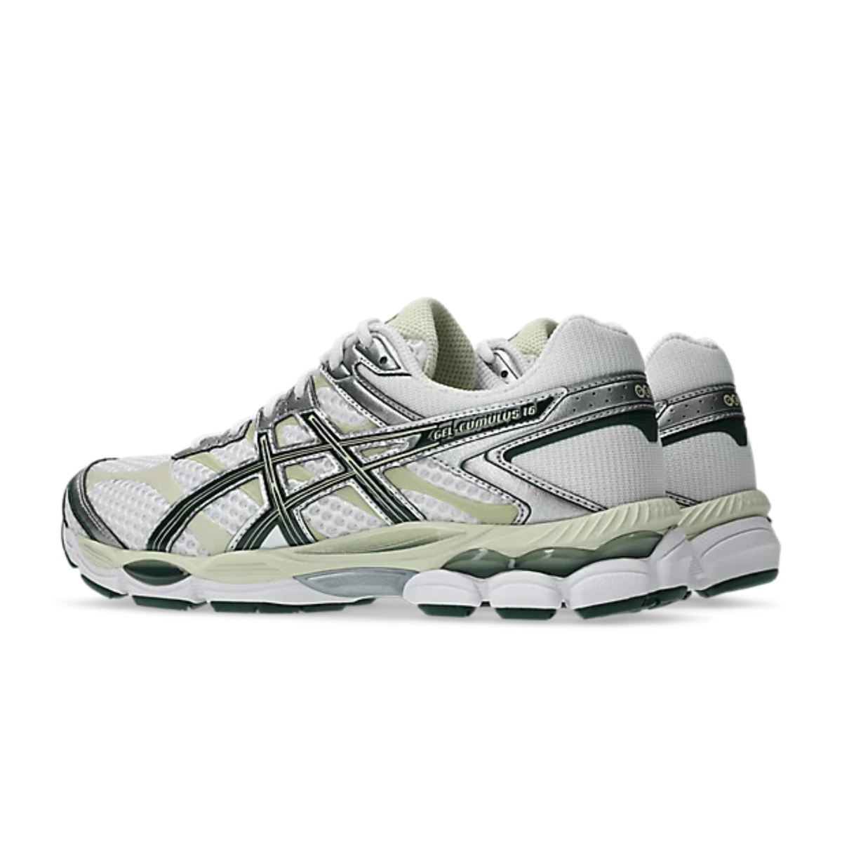 Asics Gel-Cumulus 16 White/Forest Night
