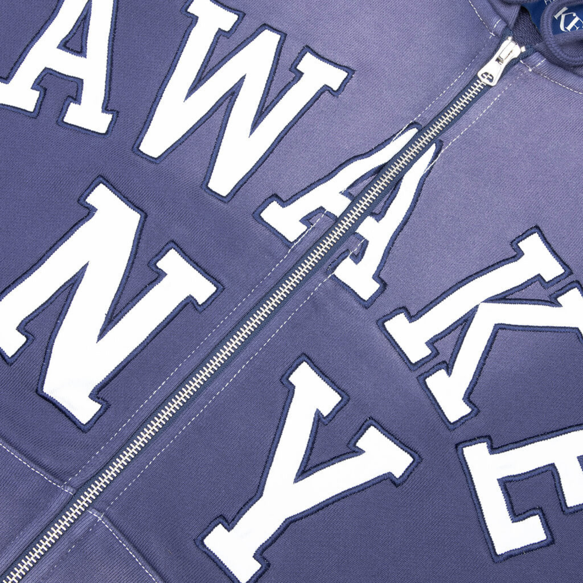 Awake Collegiate Arch Zip Hoodie Navy