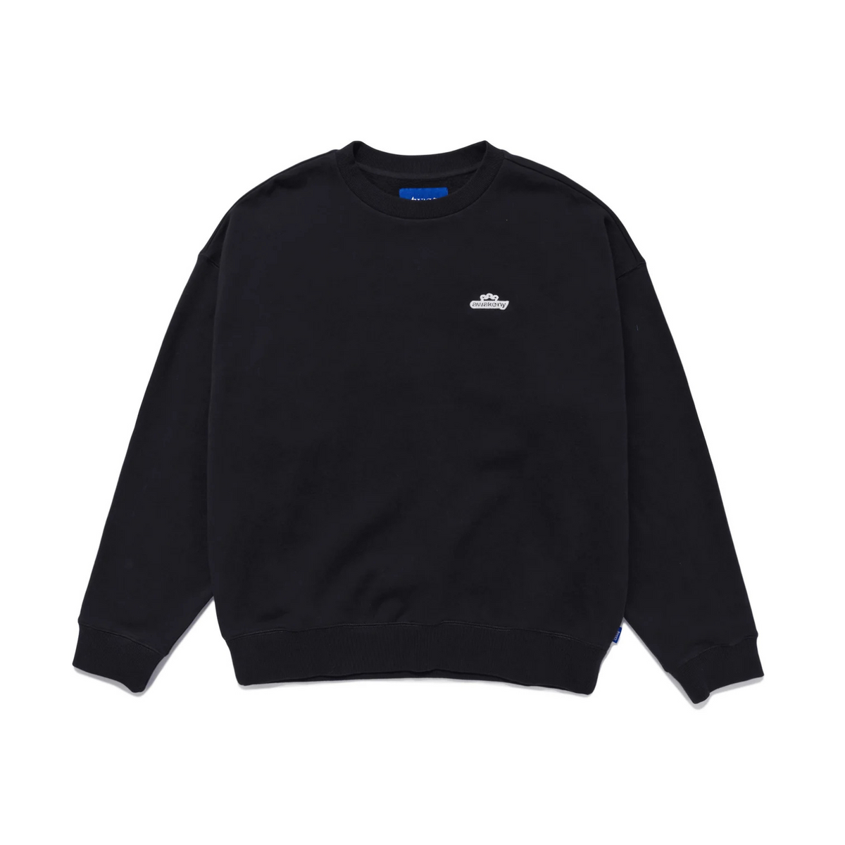 Awake Crown Logo Crewneck Black