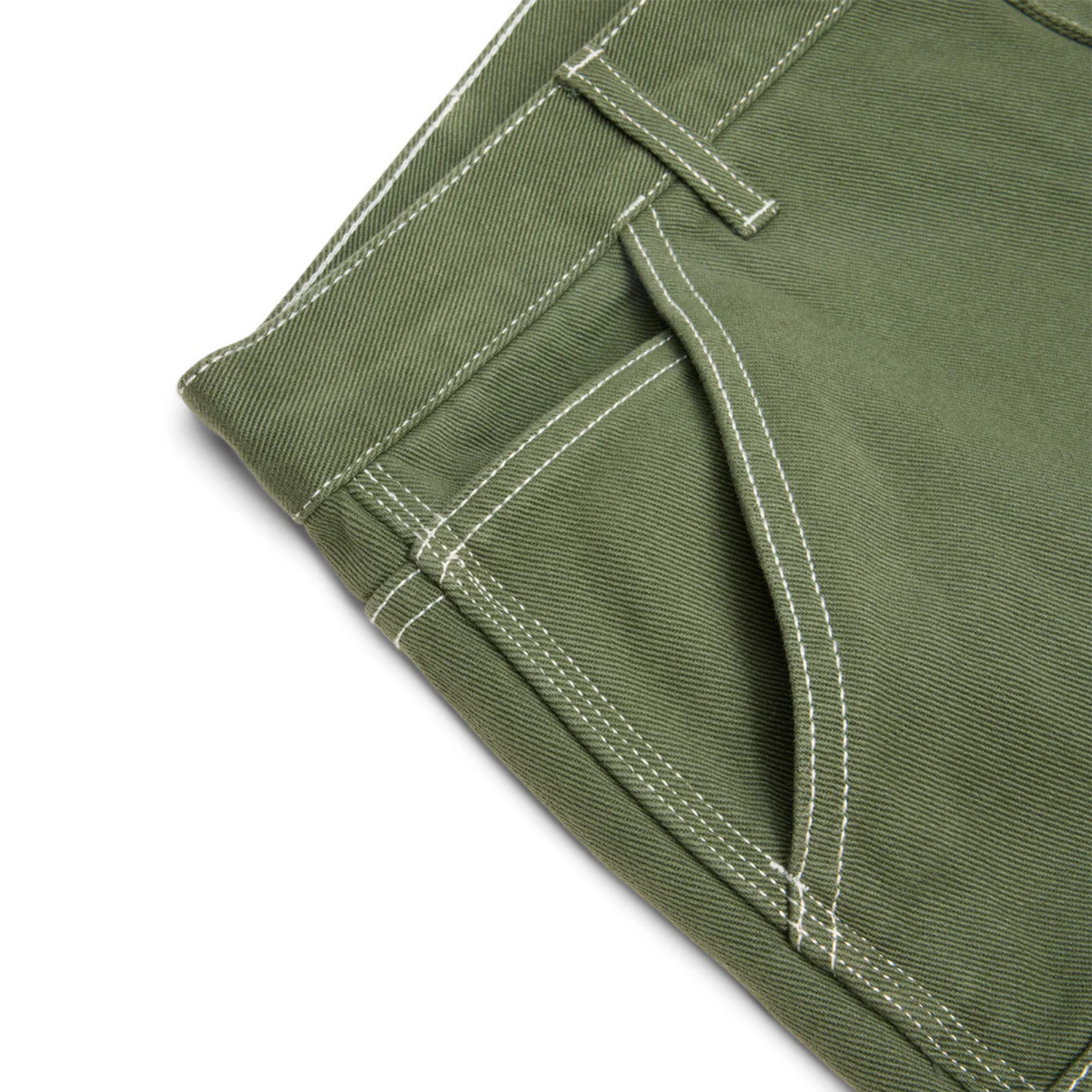 Awake Double Knee Jort Green