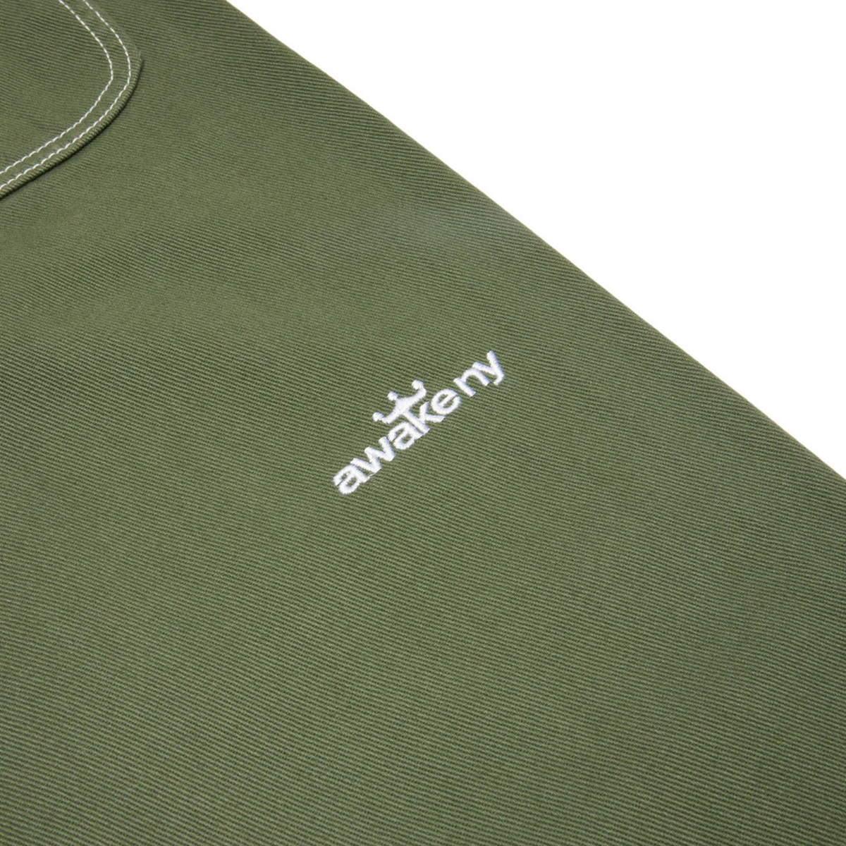 Awake Double Knee Jort Green