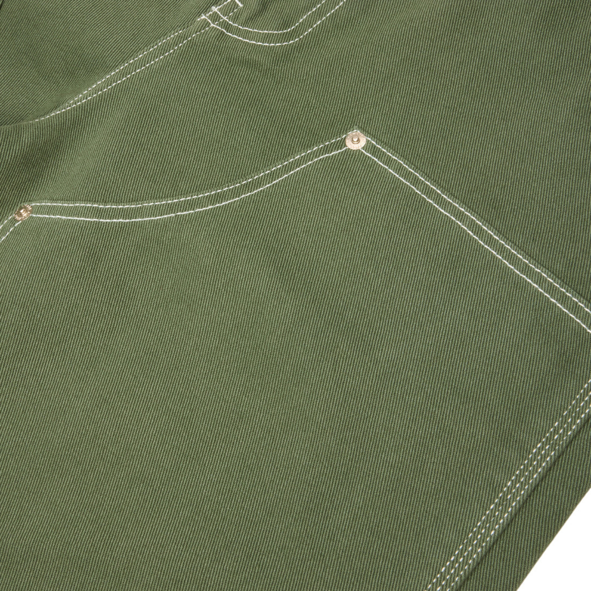 Awake Double Knee Jort Green