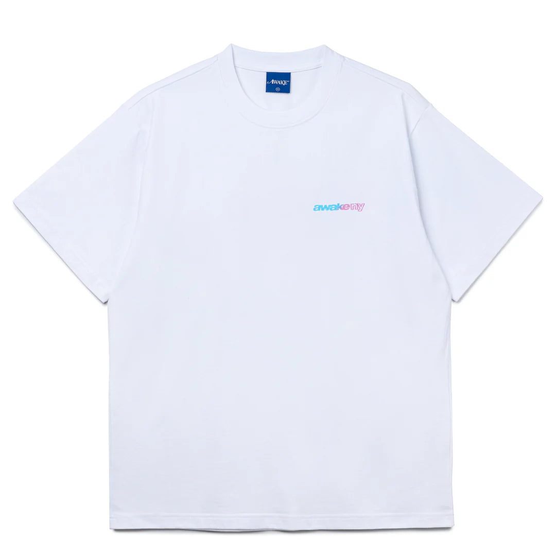 Awake Gradient Sport Tee White