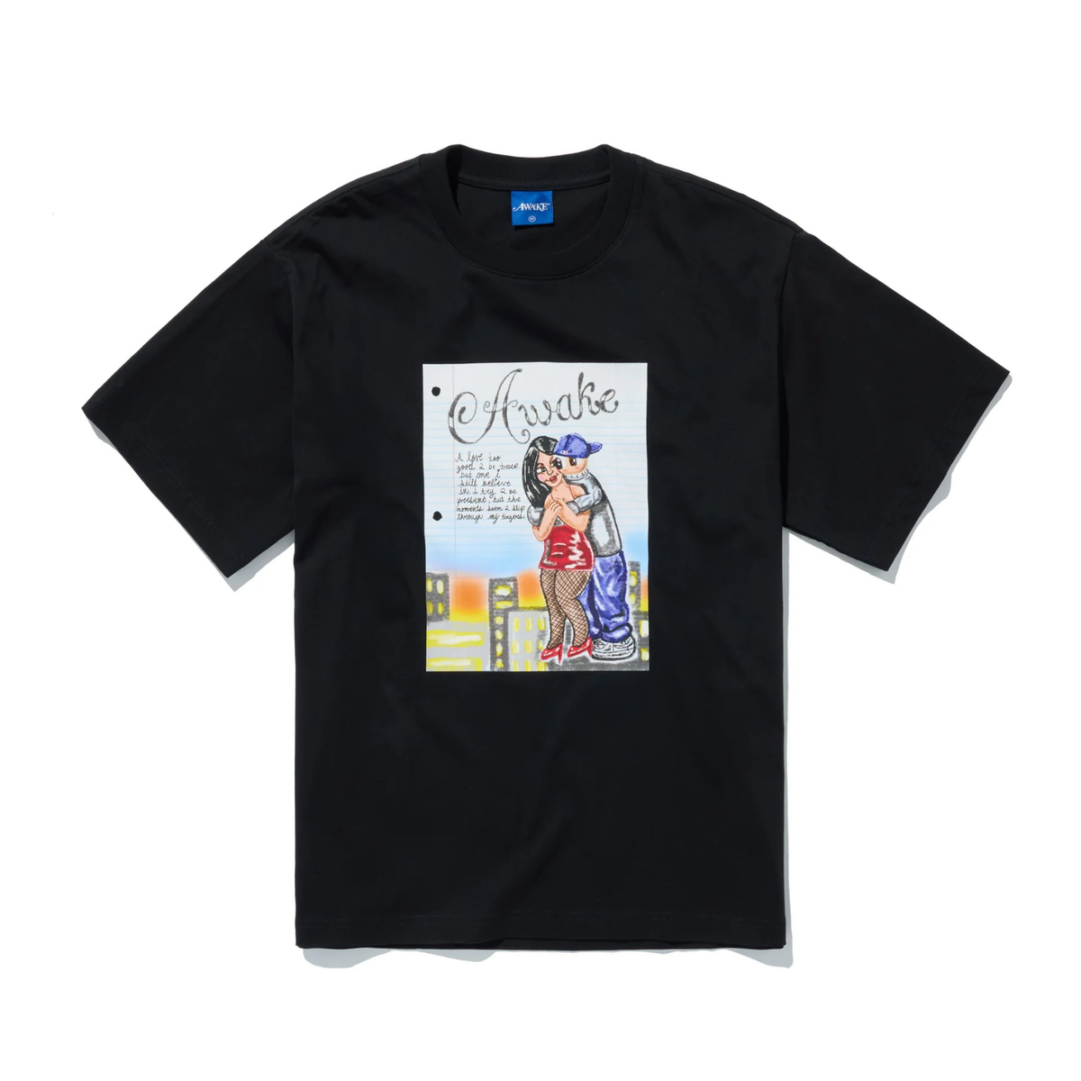 Awake Hug Tee Black