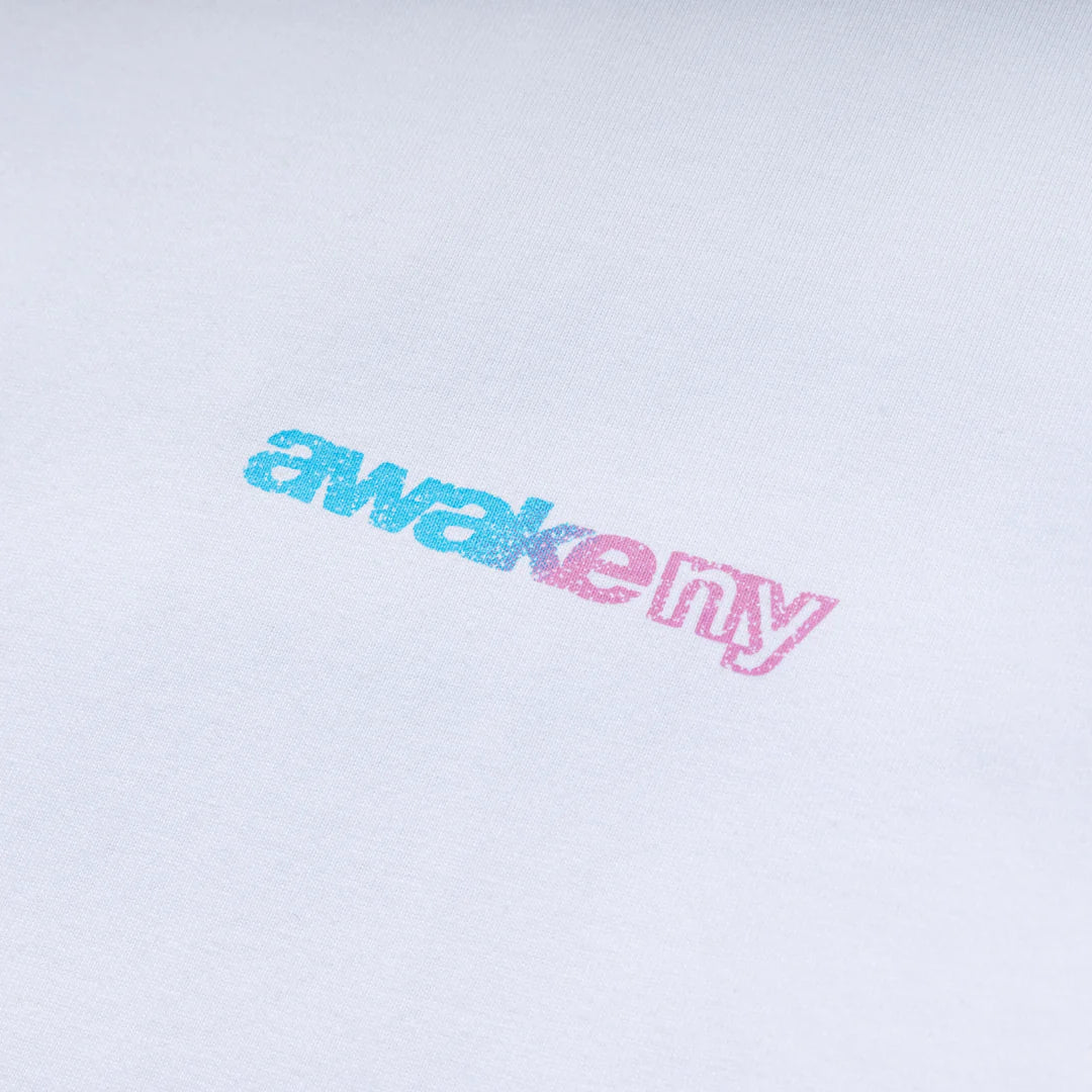 Awake Gradient Sport Tee White