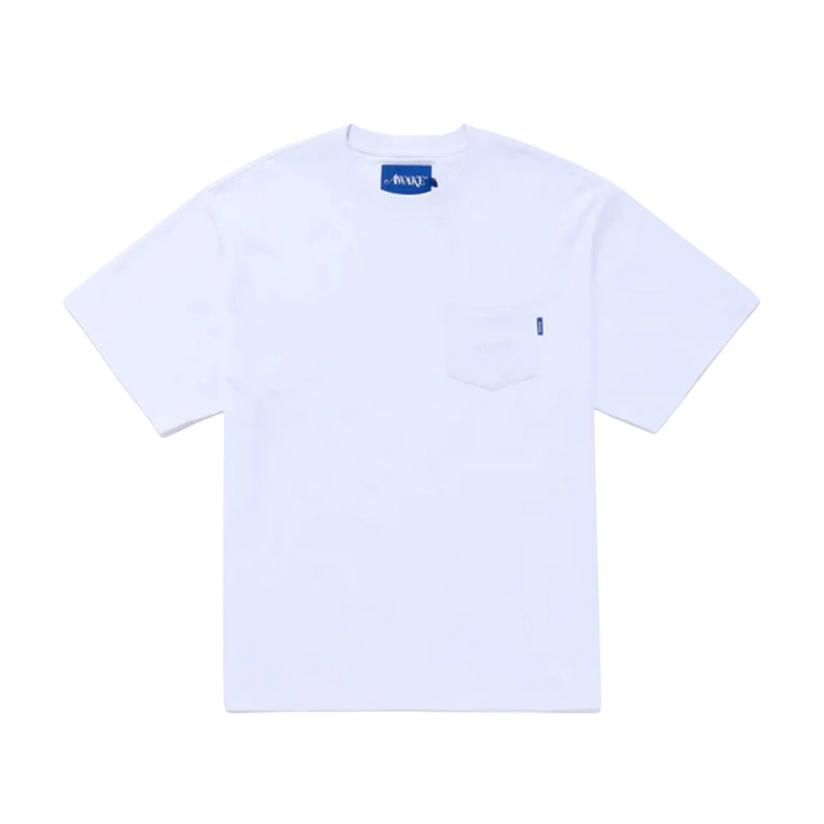 Awake Pocket SS Tee White