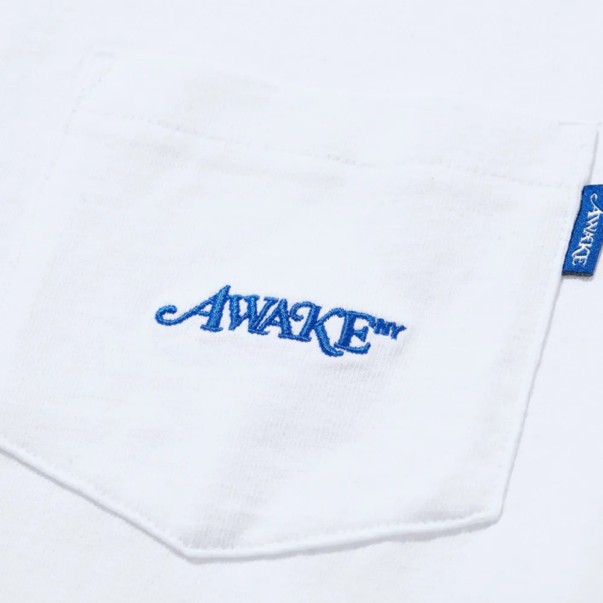 Awake Pocket Tee White