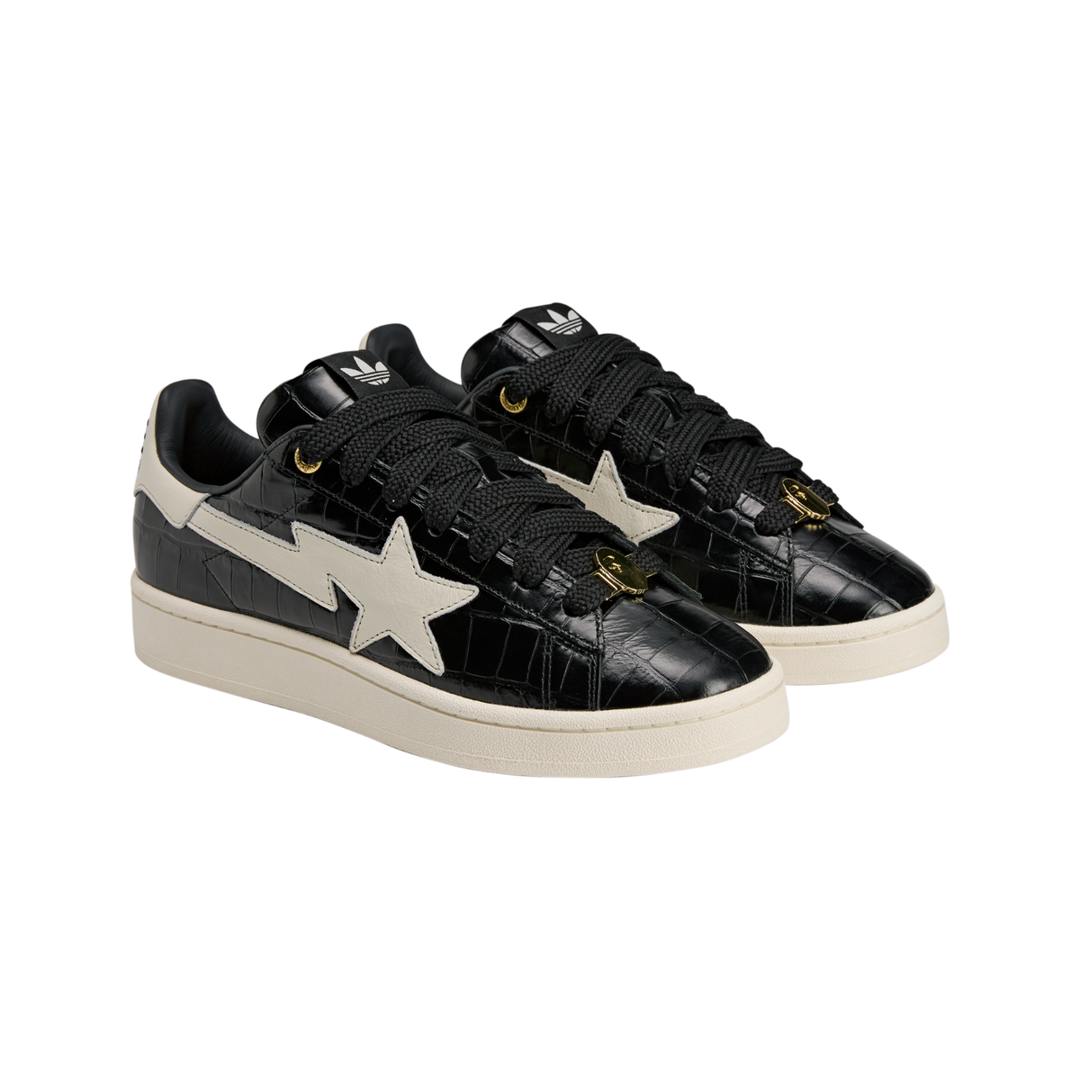 BAPE X Adidas Campus 00S Bape Core Black/OWhite/Gold Metallic