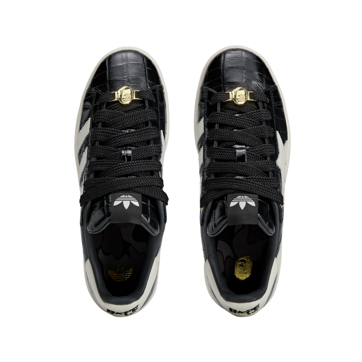 BAPE X Adidas Campus 00S Bape Core Black/OWhite/Gold Metallic