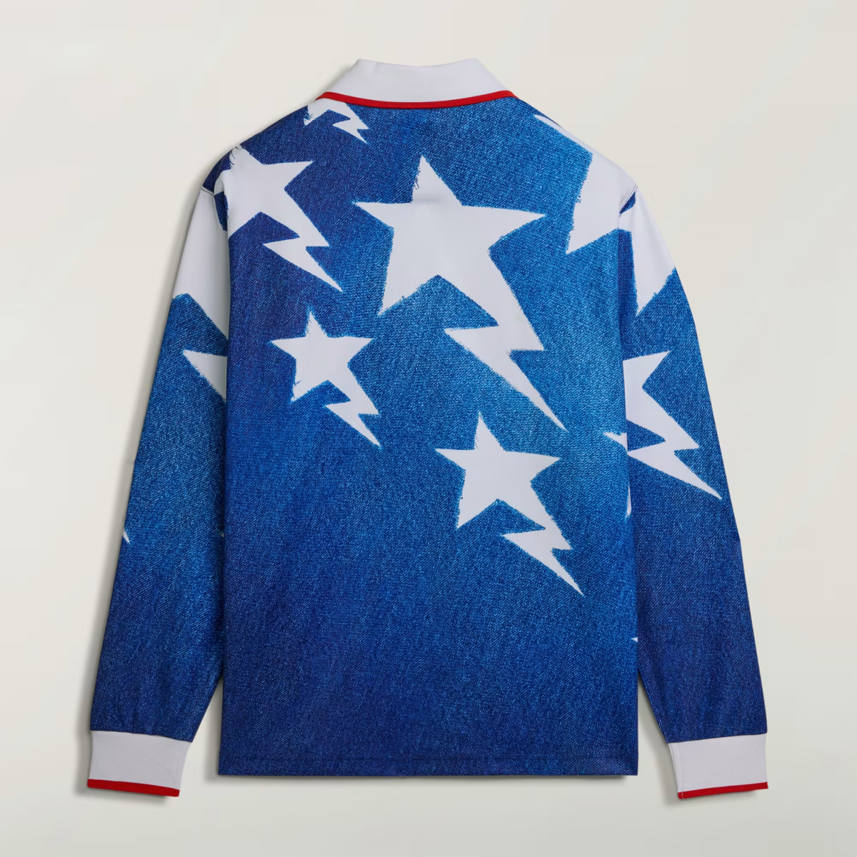 BAPE X Adidas LSL Star Jersey Medium Blue Denim