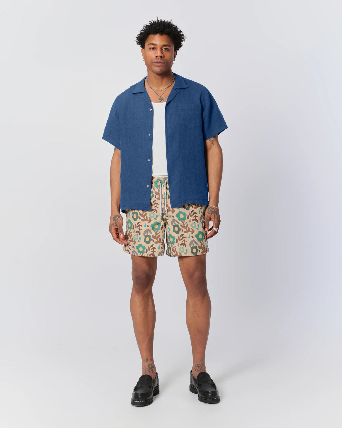 Bather Desert Meadow Swim Trunk Brown
