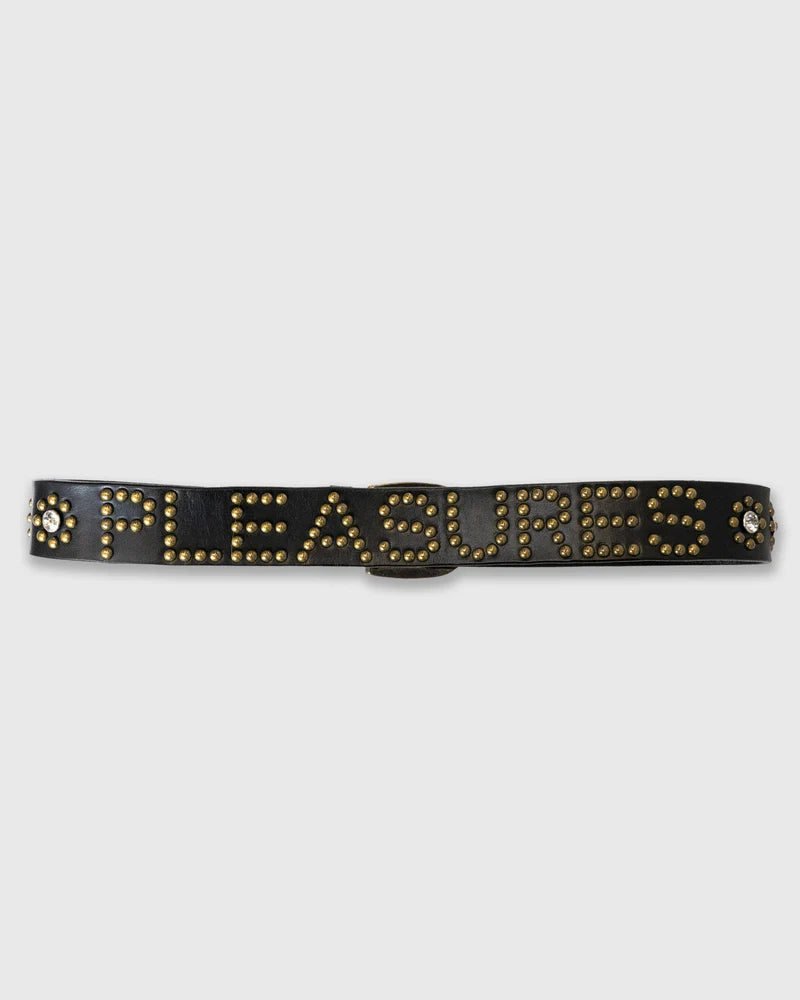 Pleasures Studded Belt Black