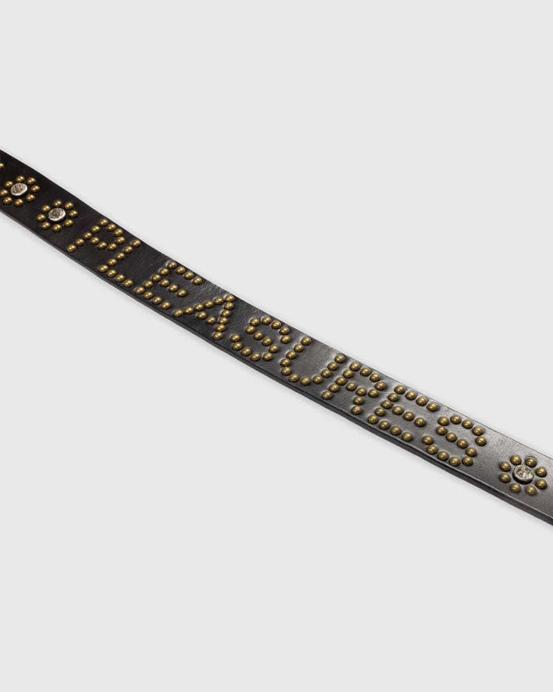 Pleasures Studded Belt Black