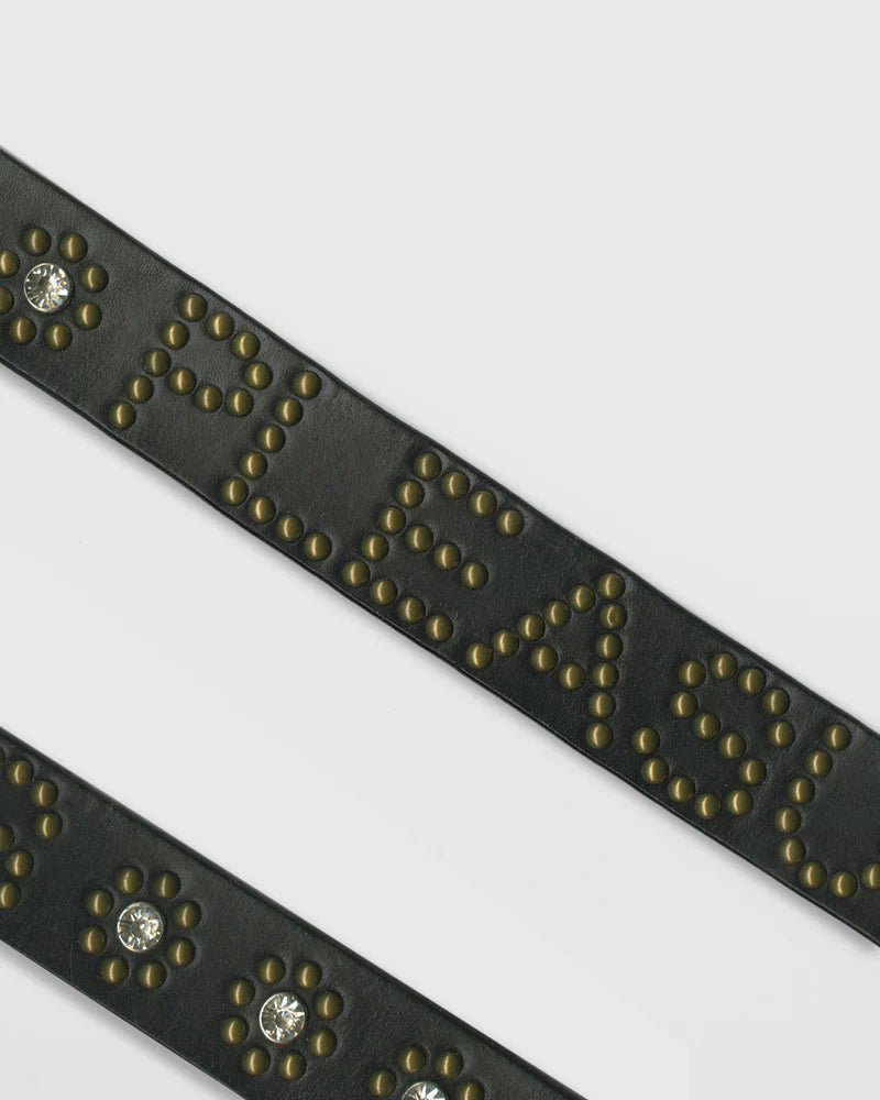 Pleasures Studded Belt Black