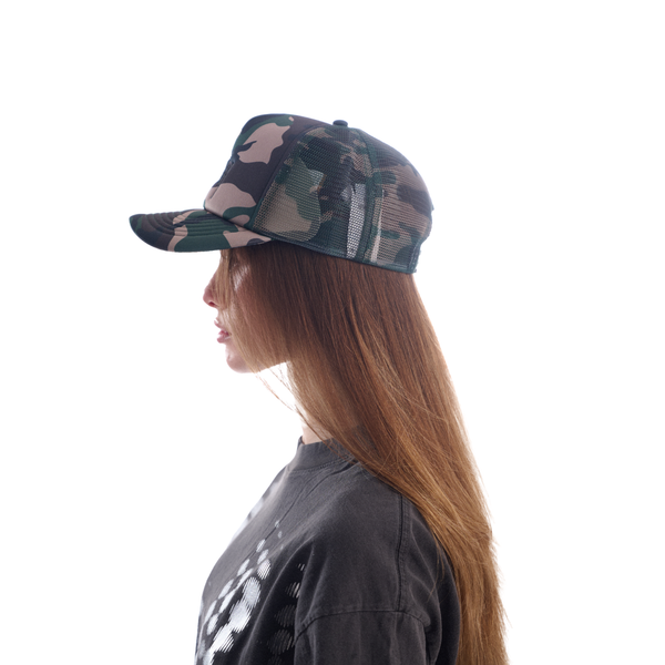 BIG BASIC TRUCKER CAP - CAMO I STUSSY - Momentum Clothing