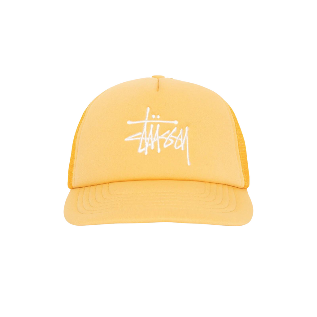 BIG BASIC TRUCKER CAP - GOLD I STUSSY - Momentum Clothing