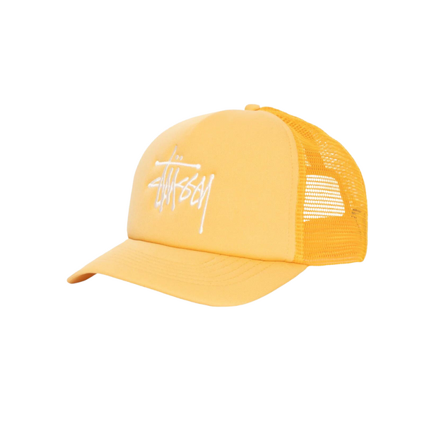 BIG BASIC TRUCKER CAP - GOLD I STUSSY - Momentum Clothing