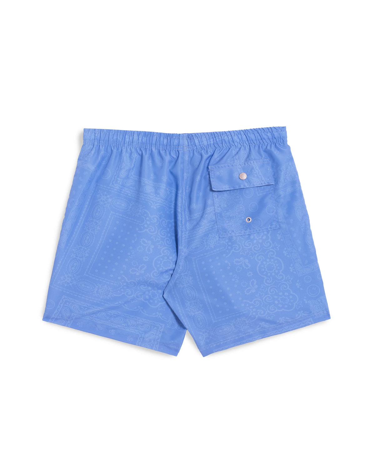 Bather Cornflower Tonal Bandana Swim Trunk Blue