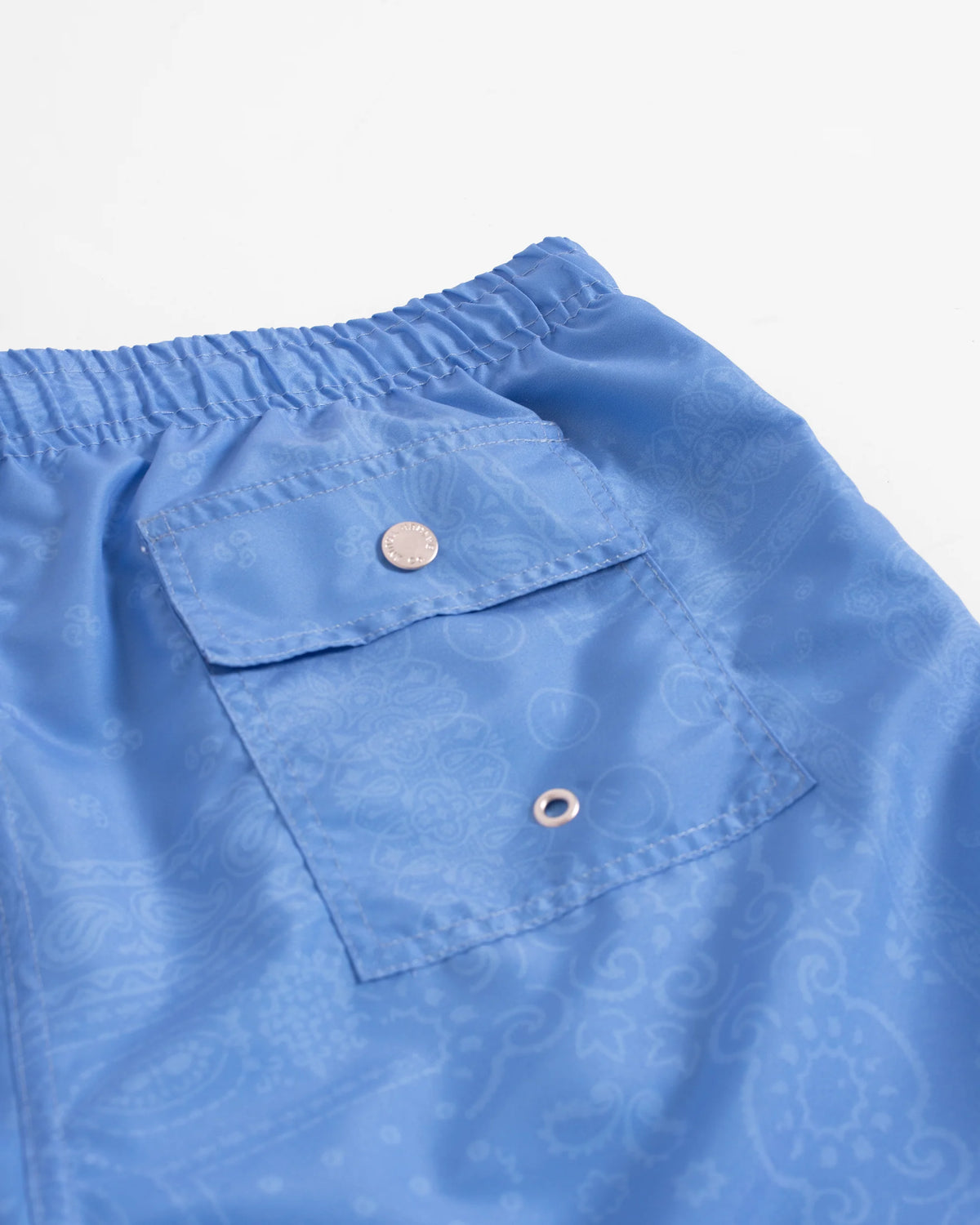 Bather Cornflower Tonal Bandana Swim Trunk Blue