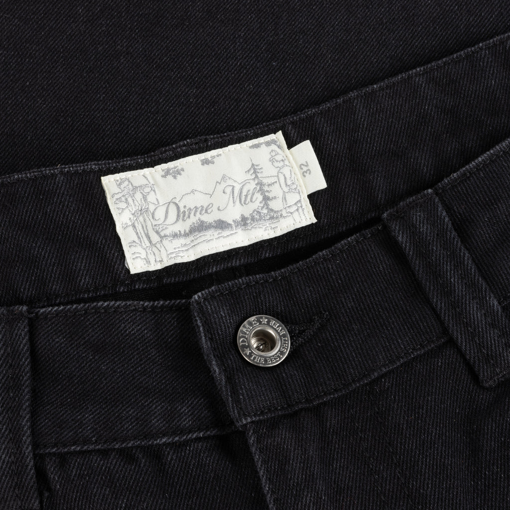 DIME Baggy Denim Pants Black