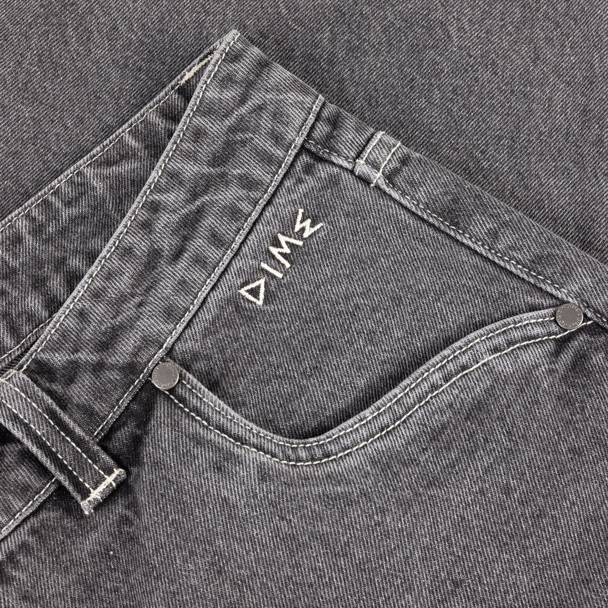 Dime Baggy Wink Denim Pants Faded Black