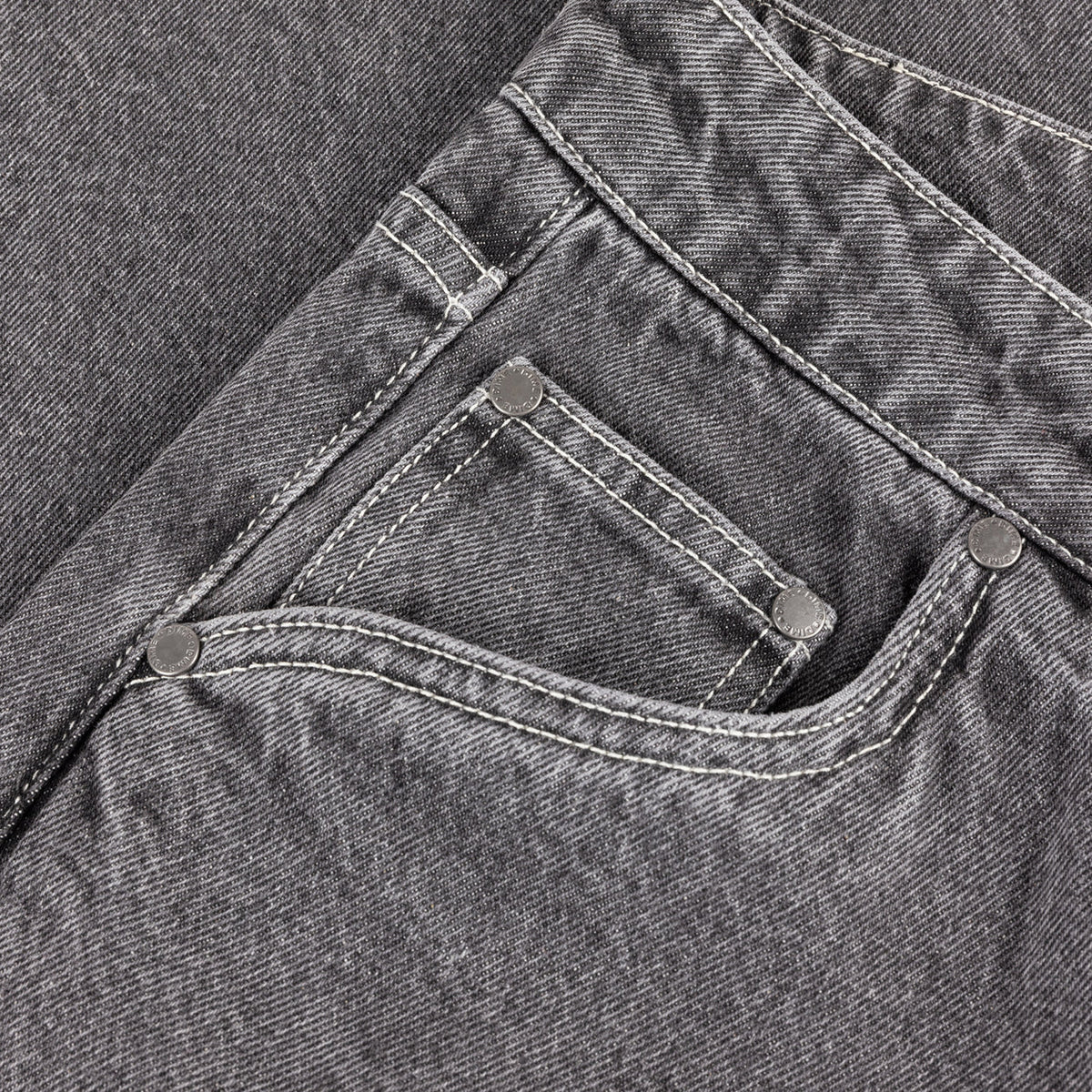 Dime Baggy Wink Denim Pants Faded Black